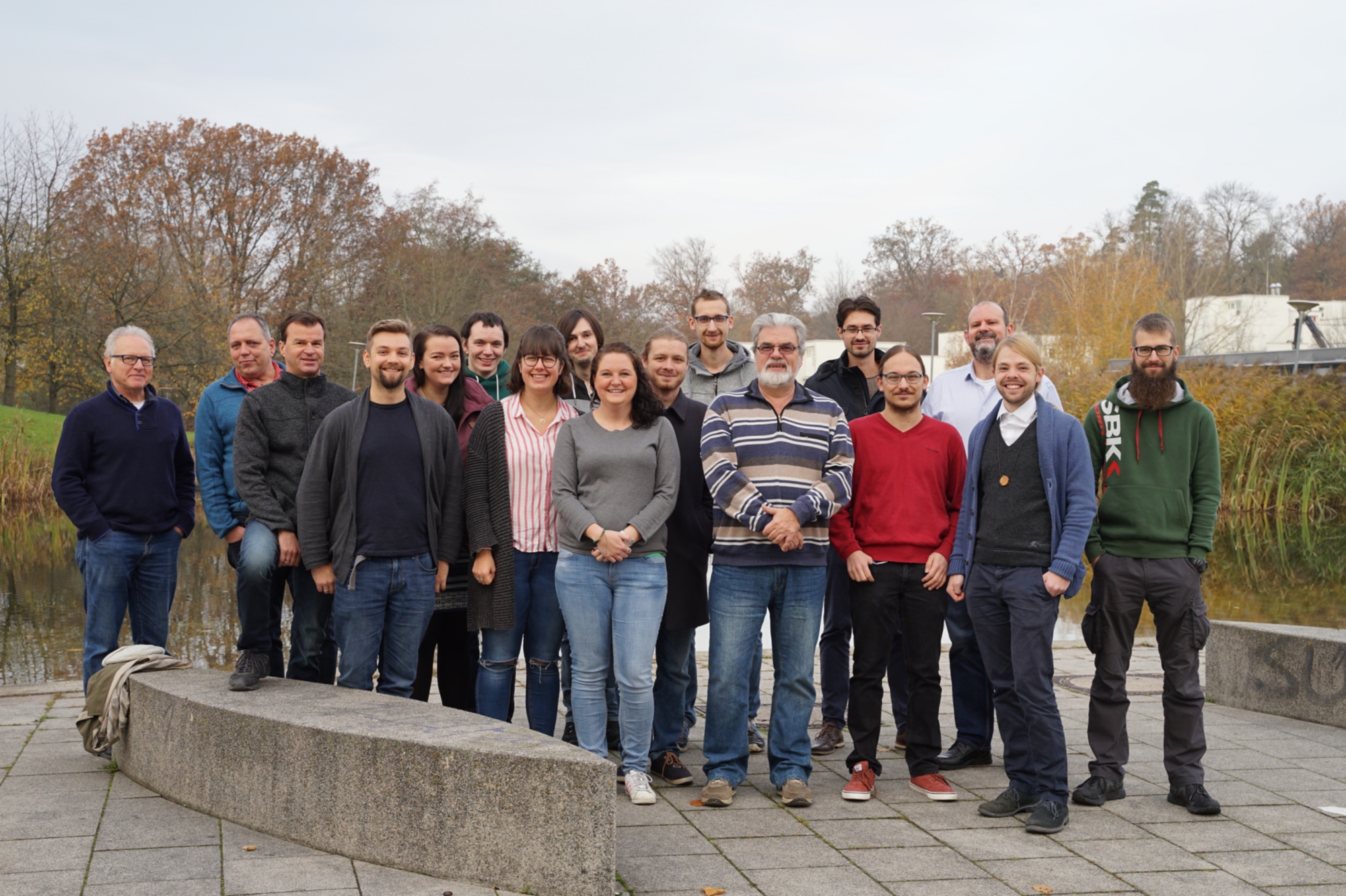 Arbeitsgruppe von Prof. Dr. Schleid im November 2019